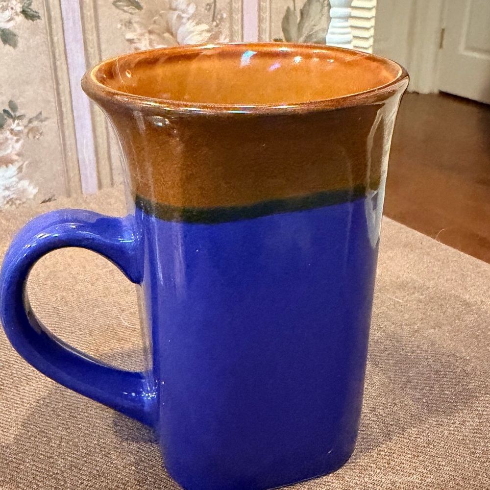 Royal Norfolk Blue and Brown Mug
